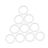 Zerodeko 10pcs Verdickte Gummiringe Für Wurstmaschinen -hot -dog -maschine Fettabscheider Ringe Zahnradkette Schutzdichtung Grillzubehör Ersatz