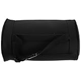 PAMINGONO Auto Nackenkissen Nackenstützkissen fürs Auto aus Atmungsaktivem Perforiertem Kunstleder mit Baumwolle Universell Kompatibel Ergonomische Kopfstütze für Komfortables Autofahren