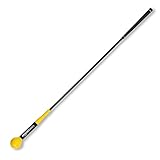 Amazon Basics Golfschwungtrainer, 122 cm, Schwarz/Gelb