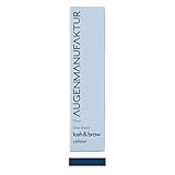 Augenmanufaktur Colour Lash & Brow Wimpern und Augenbrauen färben blue black - permanent Farbe für Intensiv Tönung – 15 ml