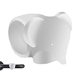 Türstopper für Wand – Wand-Türstopper, Griffabdeckung, Anti-Kollision, Anti-Kollisions-Türstopper, Silikon, stoßdämpfendes Schild, Kissen, Glückskatze Elefant, leiser Schalldämpfer Abdeckung für