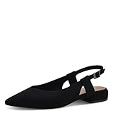 s.Oliver Damen Slingpumps Spitz Vegan, Schwarz (Black), 40 EU