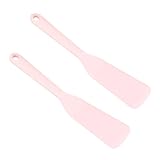 HAJHI Silikon Kuchenheber Rand Dünn Spatel Abholen Obstkuchen Tiramisu Lasagneheber Hängebar Lagerung Braten Steak Tortenheber Bäckerei Wesentlich(Pink,2pcs)