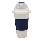 EMUKOEP Becher für Schnell Gefrorene Smoothies, Doppelschichtig, Isoliert, Slushie-Maker für Saftgetränke, Partys