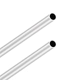 LAVMHAB 6063 Aluminium Rundrohr 16mm OD/Außendurchmesser x 1,0mm Wandstärke, 300mm Länge, Runde Aluminium rohr Nahtlose gerade Rohre (2 Stück)