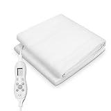 Cocoarm Wärmeunterbett Massagetisch-Wärmerauflage Matratzenheizung Verstellbare 10-Gang-Temperatur Elektrischer Bettdeckenwärmer für Massagebetten SPA EU-Stecker, 220 V