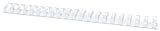 OFFICE PRODUCTS Plastikbinderücken 50 Stück DIN A4 32mm (300 Seiten) Binderücken Bindungskämme Plastikbindung | Kunststoff | Farbe: Weiß