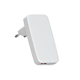 YSONIC GaN II 65W Schnelladegerät Dual-Port USB-C + USB-A für Smartphone, Tablet, Laptop usw. - leistungsstarkes Ladegerät für schnelleres Aufladen für zu Hause, Büro und Urlaub - weiß