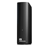 WD Elements Desktop-Speicher 12 TB (Desktop-Speicher USB 3.0-kompatibel, Zusatzspeicher für Fotos, Musik, Videos und alle anderen Dateien, stoßfest), Mechanische Festplatte, Schwarz