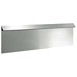 vidaXL Schneckenzaun 16 pcs Silber 100 x 3,5 x 25 cm Verzinkter Stahl, Garten und Terrasse, moderner Schnecken-Schutz, haltbare Gartenzaun-Kante, Landschaftsschutz