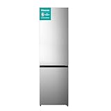 Hisense RB440N4ACA Kühl-Gefrier-Kombination/Höhe 201 cm/Kühlen 178 L/Gefrieren 98 L/LED Beleuchtung, Edelstahl