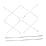 Yardenfun 10 Stück Teiliges Plastik Laternenstäbe Handlich Leicht mit Abgerundeten Kanten Komfortabel zum Tragen für Papierlaternen Bastelset und Laternenzubehör