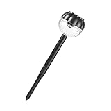 GALPADA Solar Raseneinbauleuchte mit 9 LED Wetterfeste Solar Gartenleuchte aus Robustem Kunststoff Automatische Lichtsteuerung für Außenbereiche