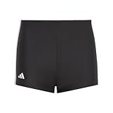 ADIDAS HR7476 3S BOXER Swimsuit Boy's black/white Größe 1112