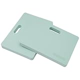 WUWAN Yoga-Kniematte, 3,8 cm dick, Knie-Push-Ups, Planken-Unterstützung und Yoga-Ellenbogen/Knie, Matte bietet Kissen für Knien und Ellbogen (grün/2 Stück)