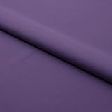 Stoff Meterware 5 Meter – Linon Stoff 100% Baumwolle – Uni, schadstoffgeprüft, weich & pflegeleicht – Nähen, Kleidung, Bettwäsche, Deko – 150 cm breit (Lila)