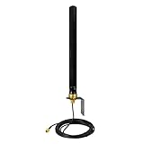 Superbat Hohe Verstärkung 8DBi 4G SMA Male Omni-Directional 698-2700MHZ Wall Mount Cellular Antenna Kompatibel mit Cellular Gateway 4G LTE Cellular Trail Camera und mehr