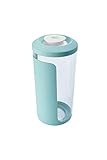 keeeper Cerealienbox, 2-in-1 Deckel mit Ausguss und Trichter, Anti-Rutsch Oberfläche, BPA-freier Kunststoff, 2,6 l, Ø 13,5 x 30 cm, Antonio, Mintgrün