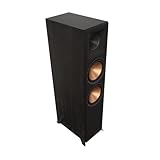 Klipsch Reference Premiere RP-8000F II Standlautsprecher mit größerem 90° x 90° Hybrid Tractrix Horn, 20,3 cm Cerametallic Woofers & Dolby Atmos Integration für Premium Heimkino Sound in Schwarz