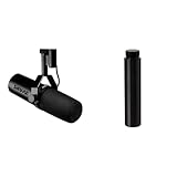 Shure SM7dB Dynamisches Sprach-und Gesangsmikrofon mit integriertem Vorverstärker & A26X Verlängerungsrohr für Schreibtischständer, 7,6 cm, passt auch BETA 56 an Verschiedene Halterungen