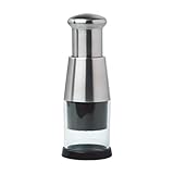 Gemüseschneider für Zeitersparnis für Gemüse, Salate, Zwiebeln, Knoblauch und mehr, leicht zu reinigen, Edelstahl + ABS Zwiebelzerkleinerer