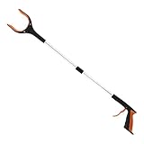 Robuster Greifzange – Greifwerkzeug | robuster Müllpflücker | ° drehbarer Backengreifer | Mobilitätshilfe mit starkem Magnet- und Schwenkkopf für Senioren