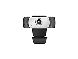 Anivia [Manueller Fokus] Full HD Webcam 1080P – Pro Webkamera mit Stereo-Mikrofon – USB-Computerkamera für PC, Laptop, Desktop, Mac, Videoanrufe, Konferenzen, Skype YouTube