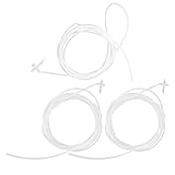 CONGARTENO 3 Stück Teiliges Transparente Pu schaum Sprühdüsen Verlängerungsrohre Lang für Präzises Füllen von Rissen und Isolationsverbesserung bei DIY und Industriearbeiten