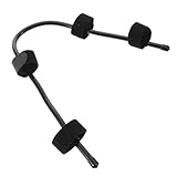 DECOMELODY Verstellbarer Waschmaschinenschlauchhalter Flexibler Ablaufschlauchclip mit Drehfunktion für Waschmaschine Tragbare Waschanlage und Nutzwaschbecken Verhindert Knicke und