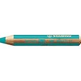 Buntstift stabilo 880 woody 3 in 1 turquois | Umkarton a 5 Stück