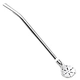 fanelod Strohhalm-Filterlöffel – Edelstahl-Trinkhalme | wiederverwendbare Trinkfilter-Trinkhalme, tragbare blumenförmige Trinkhalme für Kaffee, Restaurants, Milchtee