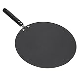 HOHXFYP Flache Antihaft Multi Tawa, Antihaft Crêpe Pfanne Aus Aluminiumlegierung, Schnell Erhitzendes Chapati Tawa/Roti Tawa, Tawa Griddle Kochgeschirr für Tortillas, Kuchen, Chapattis