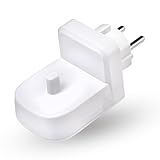 ProofVision Elektrisches Zahnbürsten-Wandladegerät für EU-Steckdose für Oral-B/Braun Modellen (außer IO-reihn und Pulsonic-Serie) | Tragbares Oral B Ladestation, Kabelloses, IPX7 Abdichtung