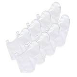 BESTYASH 5 Sätze Fußmaske über Nacht Spa-Socken Fußbedeckende Socken Fußbezüge Socken für Lotion Lotionssocke feuchtigkeitsspendende Socken für rissige Füße Fußabdeckungen Plastik