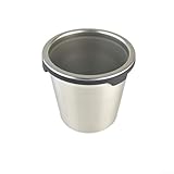 Edelstahl-Kaffeefilterkorb, für ES601 ES655 ES701 Espressomaschinen, ultrafeiner Siebträger für reibungslose und reichhaltige Extraktion (vier Tassen)