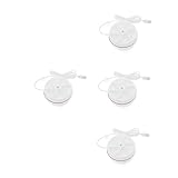 jojofuny 4 Stück Turbine einer Waschmaschine Mini Turbo Kompaktwaschmaschine tragbares Waschen Reise Waschmaschine Sockenwaschanlage im Wohnheim tragbare Waschmaschine Plastik Weiß