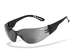 Chillout Rider® | Bikerbrille, Chopper-Brille, Motorrad-Sonnenbrille, Motorradbrille | beschlagfrei, winddicht, bruchsicher, flexibel | CR007 (smoke)