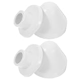 Alipis Wc Schraubenabdeckungen 2 Stück für Wand Wc Dekorative Toilettenbolzen Ersatzteile aus Robustem Kunststoff Einfache Montage Badezimmer Zubehör zur Toilettendekoration