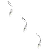 TOYANDONA 3 Stück LED Fischköder Lampe mit Kette Batteriebetrieben Energiesparend für Tiefwasser Angeln Vielseitig als Locklicht und Signalleuchte Einsetzbar Robust und Rostfrei Geeignet