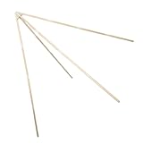 WEKAMOS Kinderzelt Holzstangen mit Dreieck-verbindern aus Massivem Rundholz Stabile Spielzelt Stützstäbe für Tipi Spielhaus Rahmensicherung