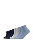s.Oliver Unisex Kurzsocken 8er Pack 43/46 denim mel.