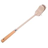 Healeved Holzgriff Toilettenbürste mit Langem Stiel und Robusten Borsten Effektive Hartnäckiger Wc Verschmutzungen Langlebig und Schonend für Badezimmer für Tiefgründige Hygiene