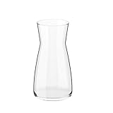 DARENYI Vase Glas 20cm Blumenvase Vasen Glas Transparente Glasvase Vase für Tulpen Deko Glas Vase Glasvasen für Tischdeko, Wohnzimmer, Schlafzimmer, Hochzeit