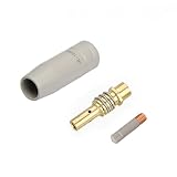 Düsenset für Fackel MIG MAG 15AK | neuer Schutz mit Beschichtung, 0,8-1,2 mm, inklusive Bithalter (1,0 mm)