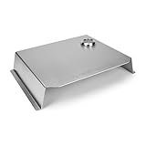 Grillrost.com Das Original Gasgrill Pizzaaufsatz | Pizza-Cover aus Edelstahl - perfekte Oberhitze für Deine Pizza wie aus dem Pizzaofen