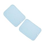 Warmhm 2 Stück Wasserdichte Waschbare Urinalmatte für Senioren Strapazierfähiger für Inkontinenz Töpfchentraining