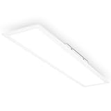 BRILONER – Badezimmer Lampe 78cm, Deckenlampe Bad, 25W, 2800lm, LED Deckenleuchte, LED Lampe, Badlampe IP44, LED Panel, Badezimmerlampe, Badezimmerleuchte, Neutralweißes Licht 4.000K, 78x18x6,5 cm