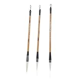 KALLORY 3 Stück Kalligraphie Wasserstift Pinsel Bürsten Bußgeld Anfänger Trinken Sie Die Traditionelle Kalligraphie Traditioneller Kalligraphiestift Natürlicher Pflaumen Bambus