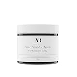 Amira Beauty Totes Meer Gesicht Schlamm Maske - Natürliche Hautpflege | Gesichtsreinigung Tonschlamm | Für Mitesser Whitehead Akne | Porenreduzierer | Hellt den Teint auf | Renewed Brightened Skin
