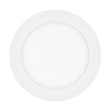 EGLO connect.z Smart-Home LED Bad-Einbaustrahler Fueva-Z, ultra flach, Ø 165 mm, ZigBee, App und Sprachsteuerung Alexa, Lichtfarbe (warmweiß-kaltweiß), dimmbar, Metall Einbauspot weiß, IP44